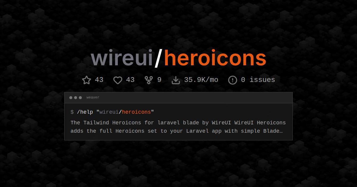 wireui/heroicons