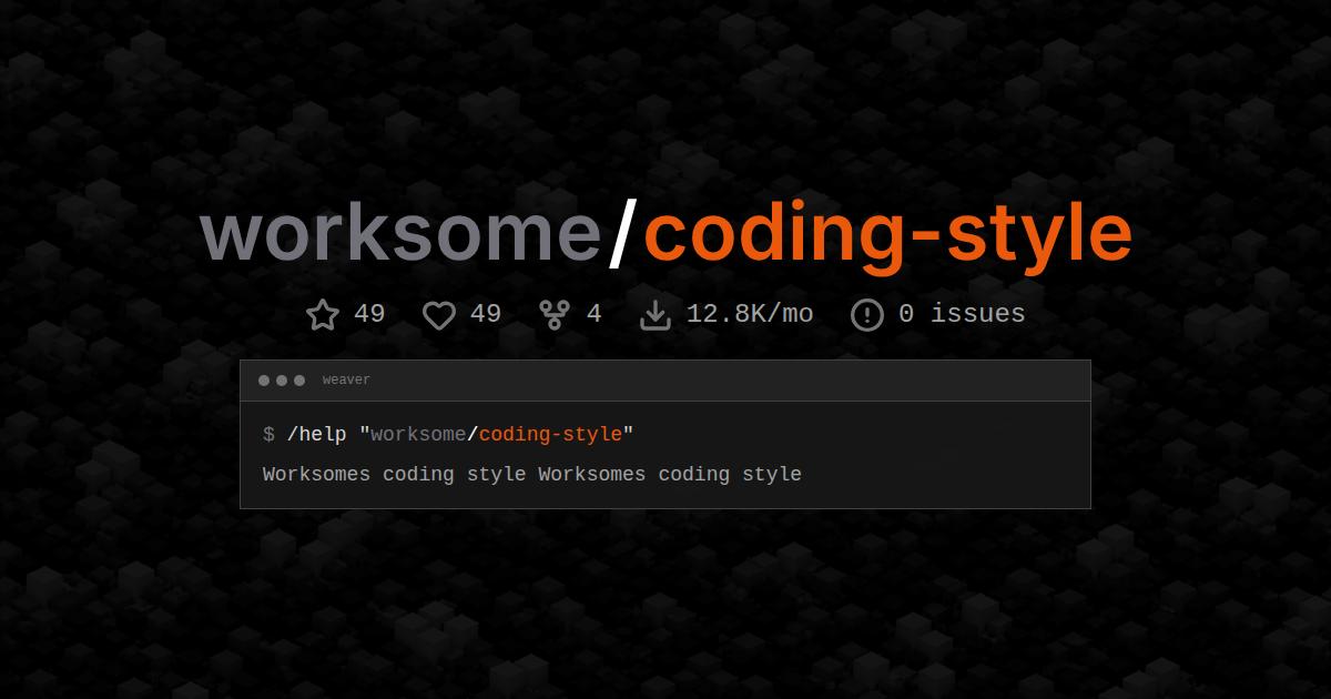 worksome/coding-style