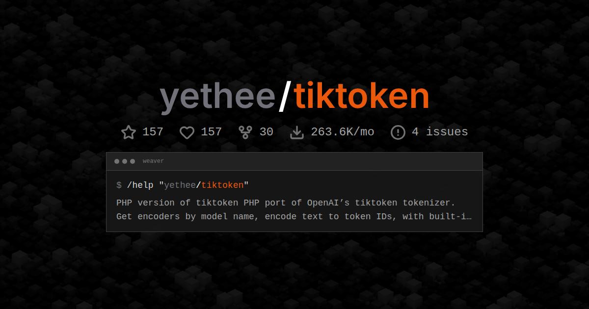 yethee/tiktoken