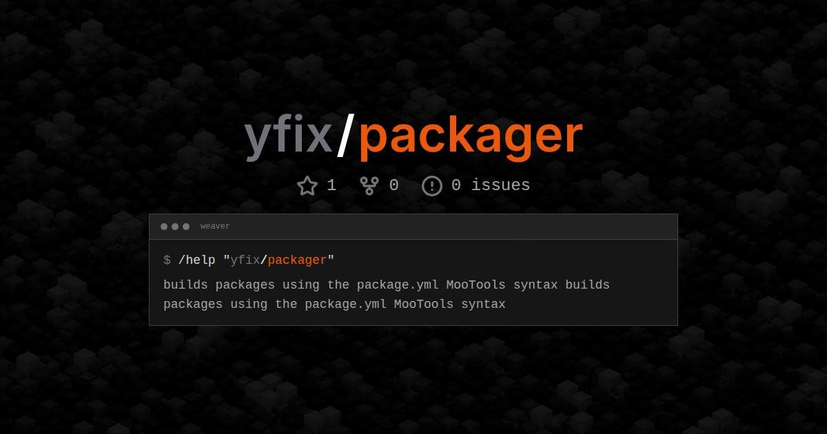 yfix/packager