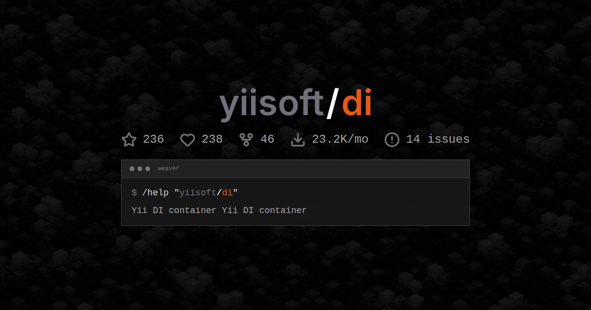yiisoft/di