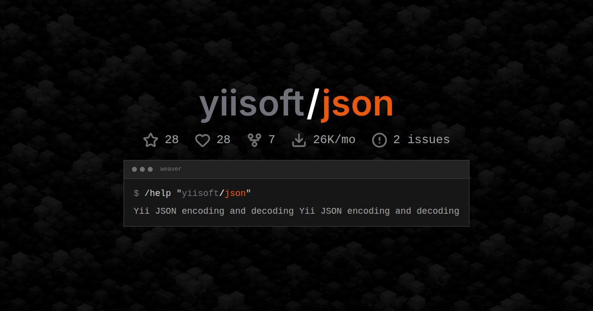 yiisoft/json