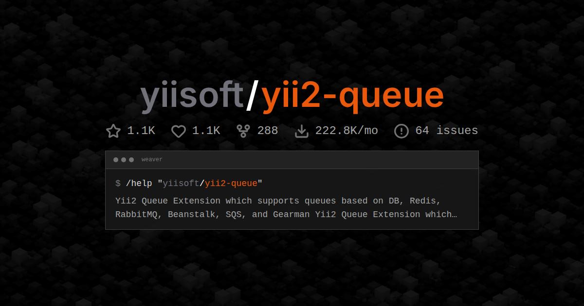 yiisoft/yii2-queue