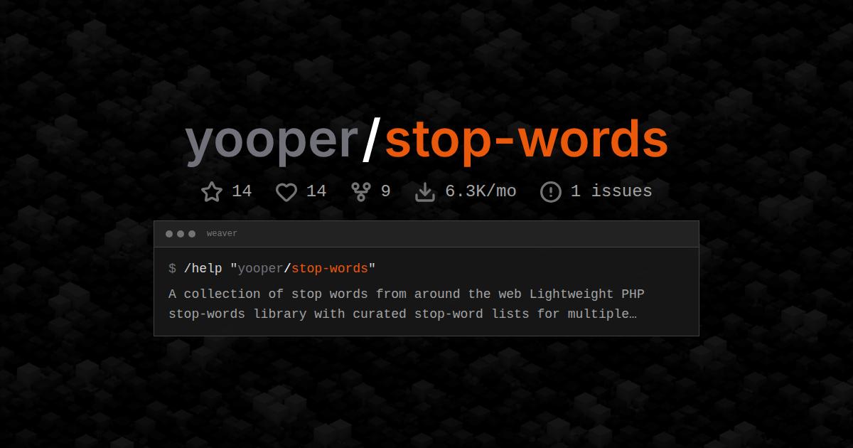 yooper/stop-words