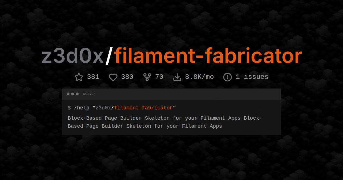 z3d0x/filament-fabricator