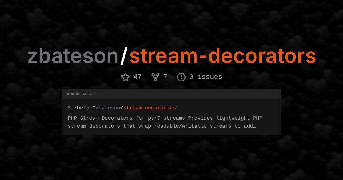 zbateson/stream-decorators