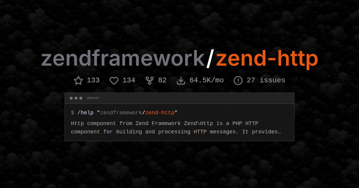 zendframework/zend-http