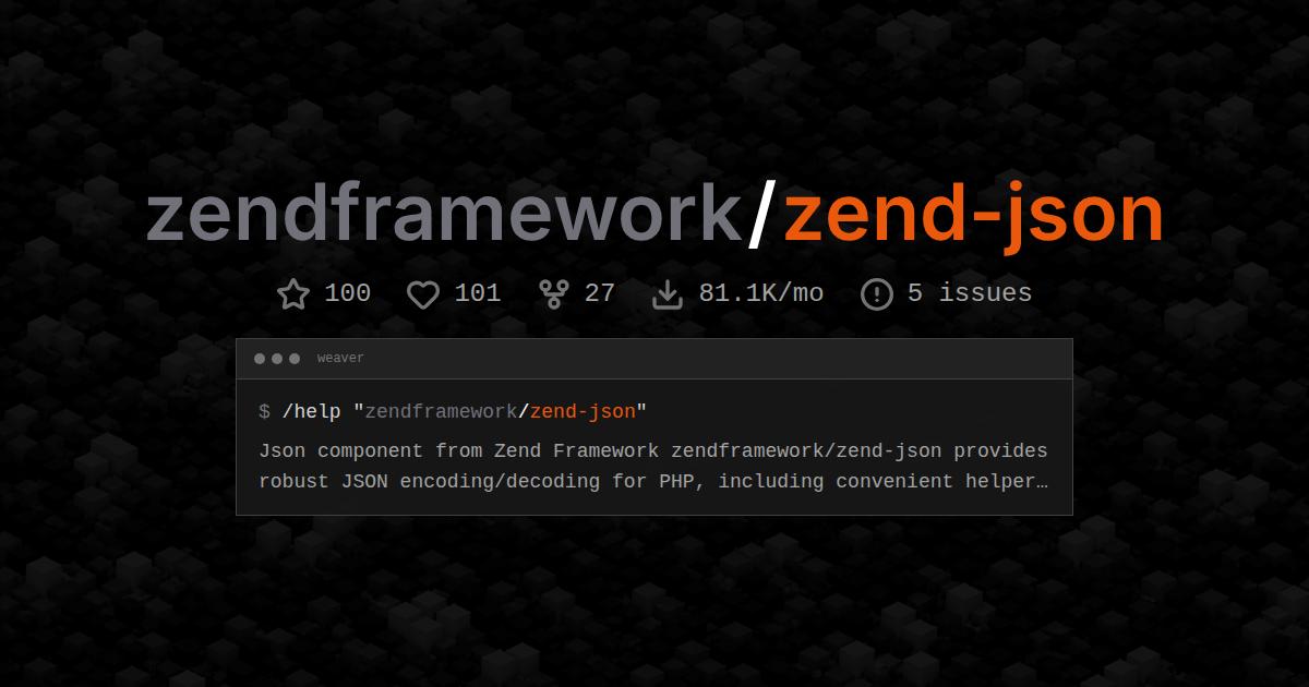 zendframework/zend-json