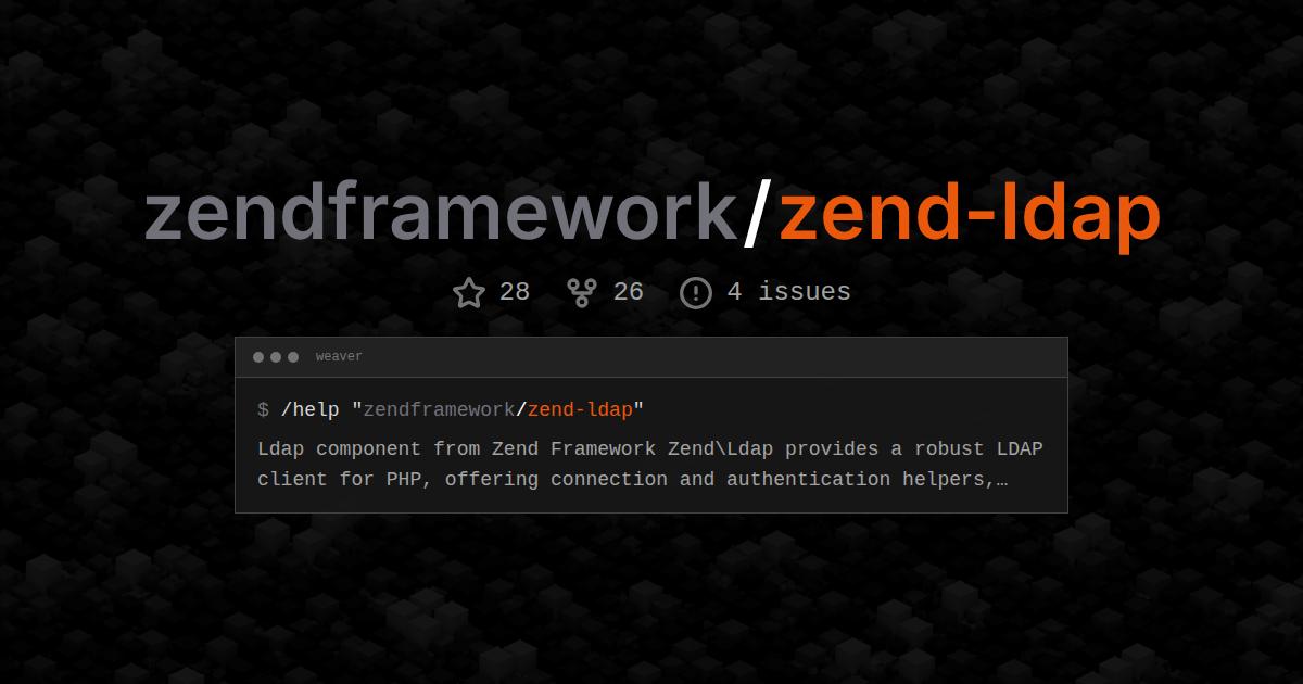 zendframework/zend-ldap