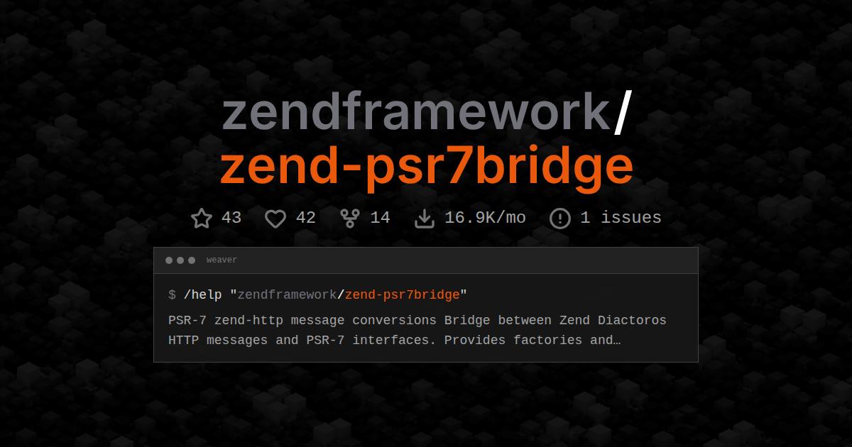 zendframework/zend-psr7bridge