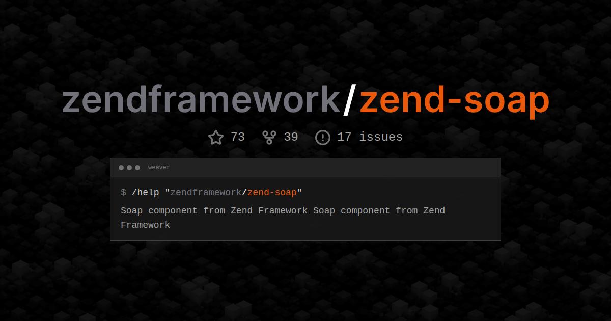 zendframework/zend-soap