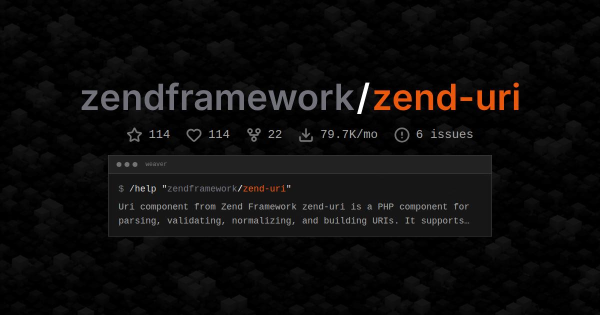 zendframework/zend-uri