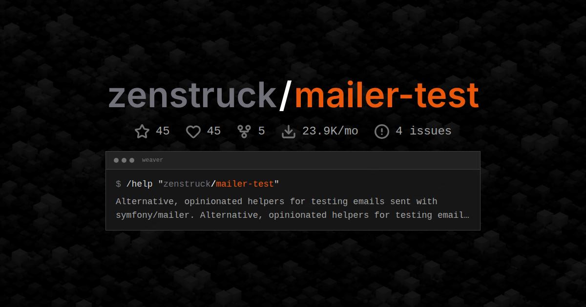 zenstruck/mailer-test