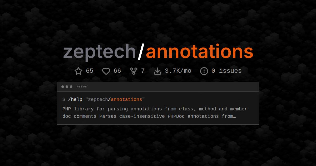zeptech/annotations