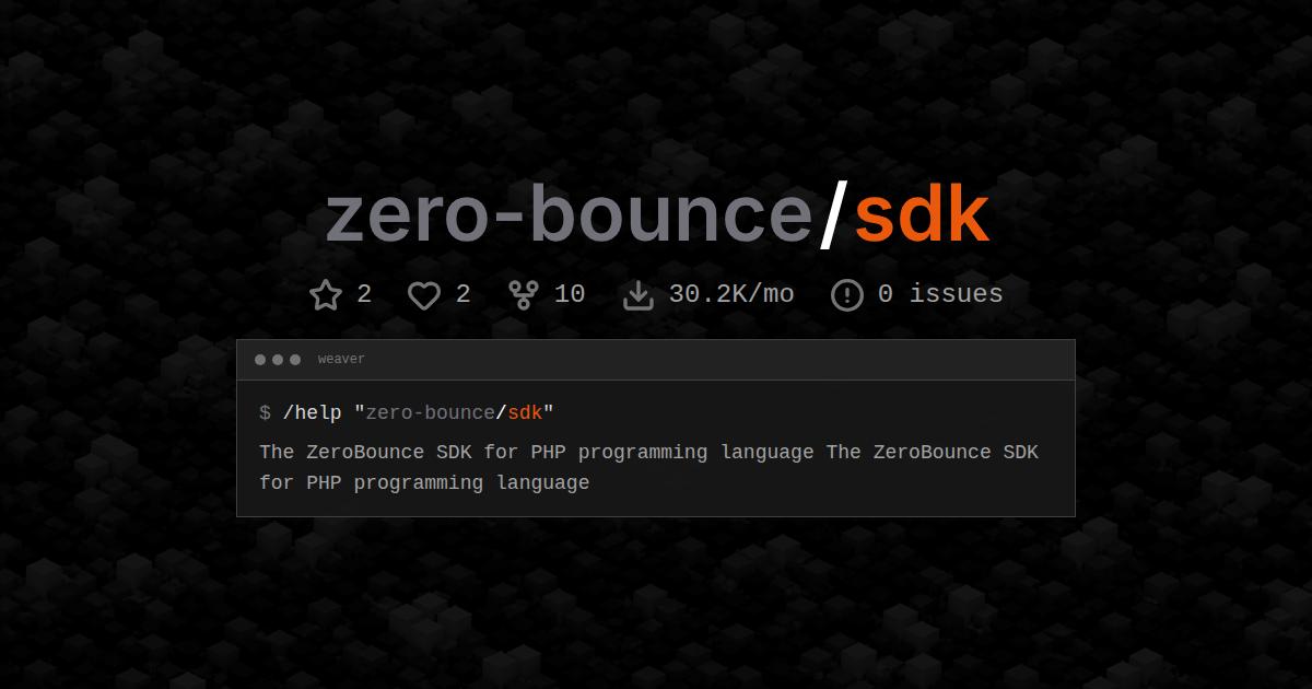 zero-bounce/sdk