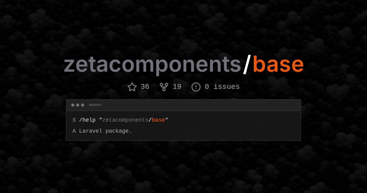 zetacomponents/base