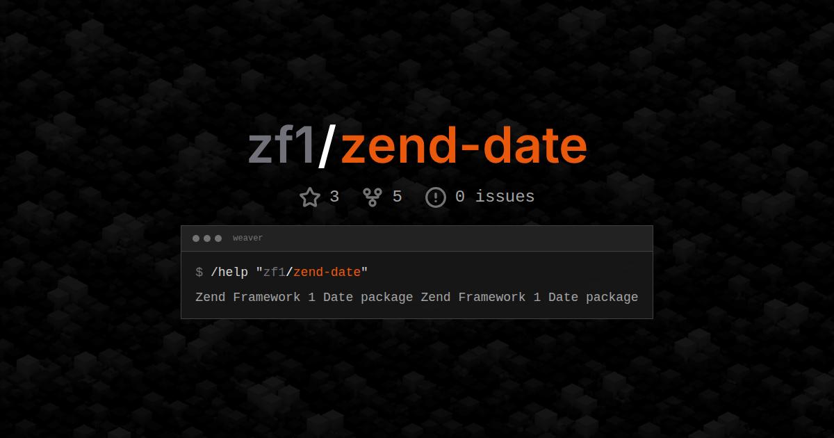 zf1/zend-date