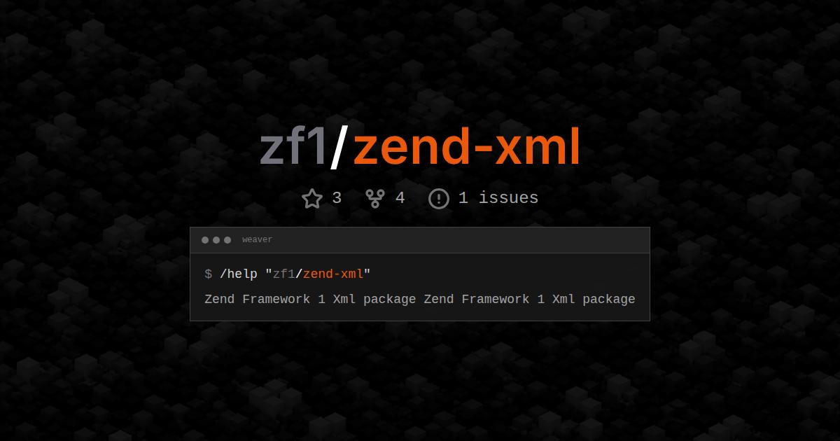 zf1/zend-xml